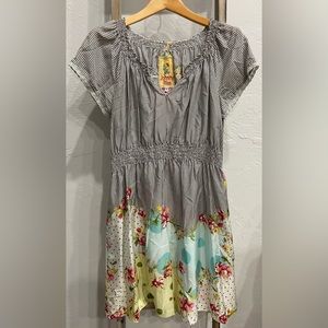 Johnny Was silk dress, size M